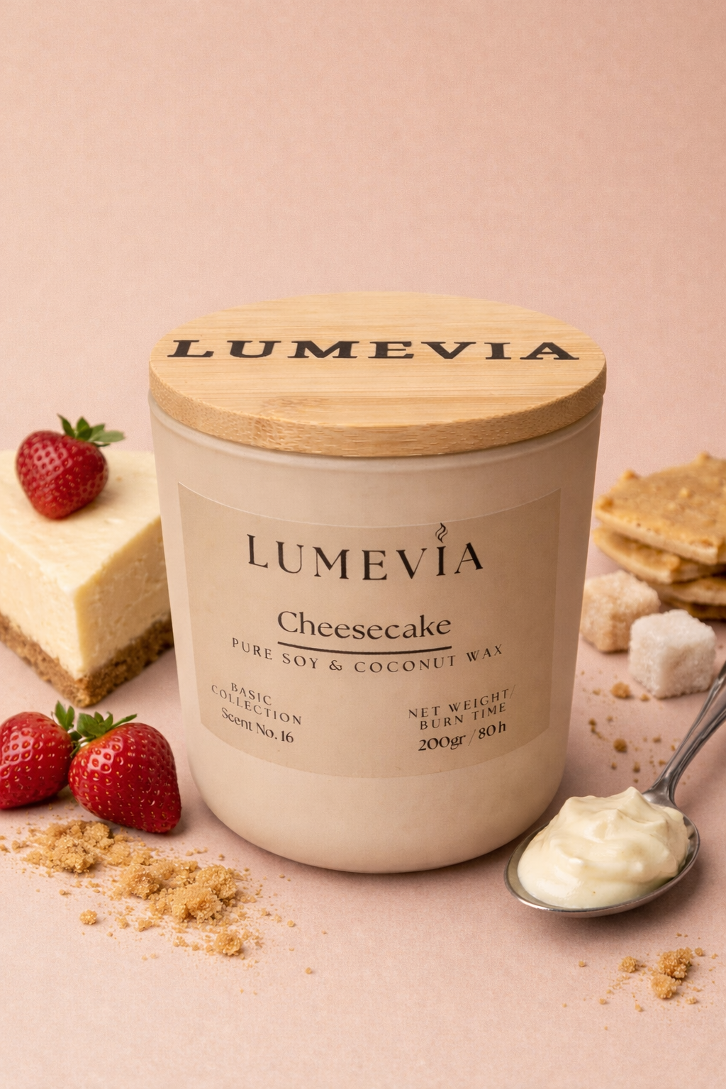Candle Cheesecake