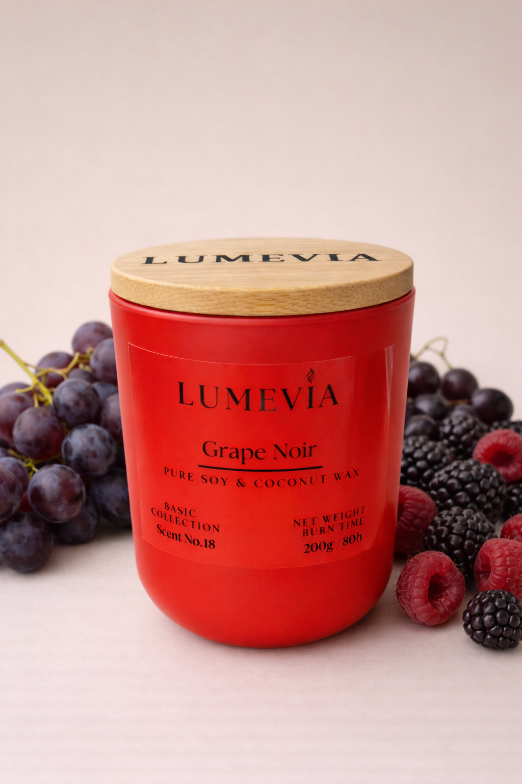 Candle Grape Noir