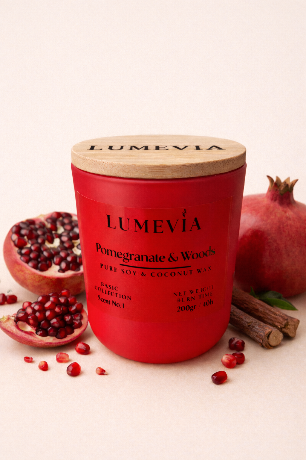Candle Pomegranate & Woods
