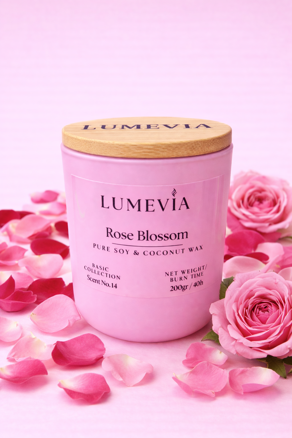 Candle Rose Blossom