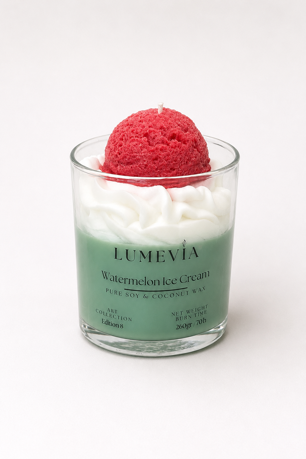Candle Watermelon Ice Cream