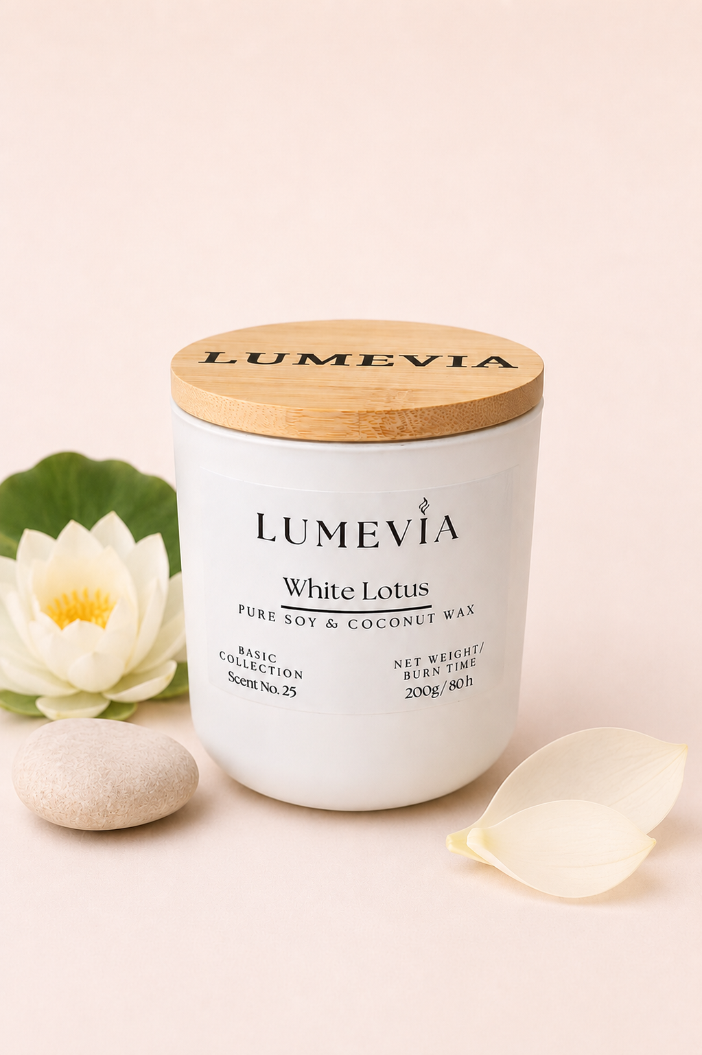 Candle White Lotus