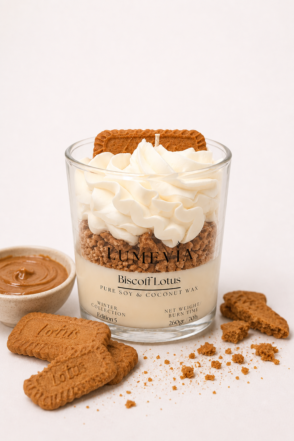 Candle Biscoff Lotus