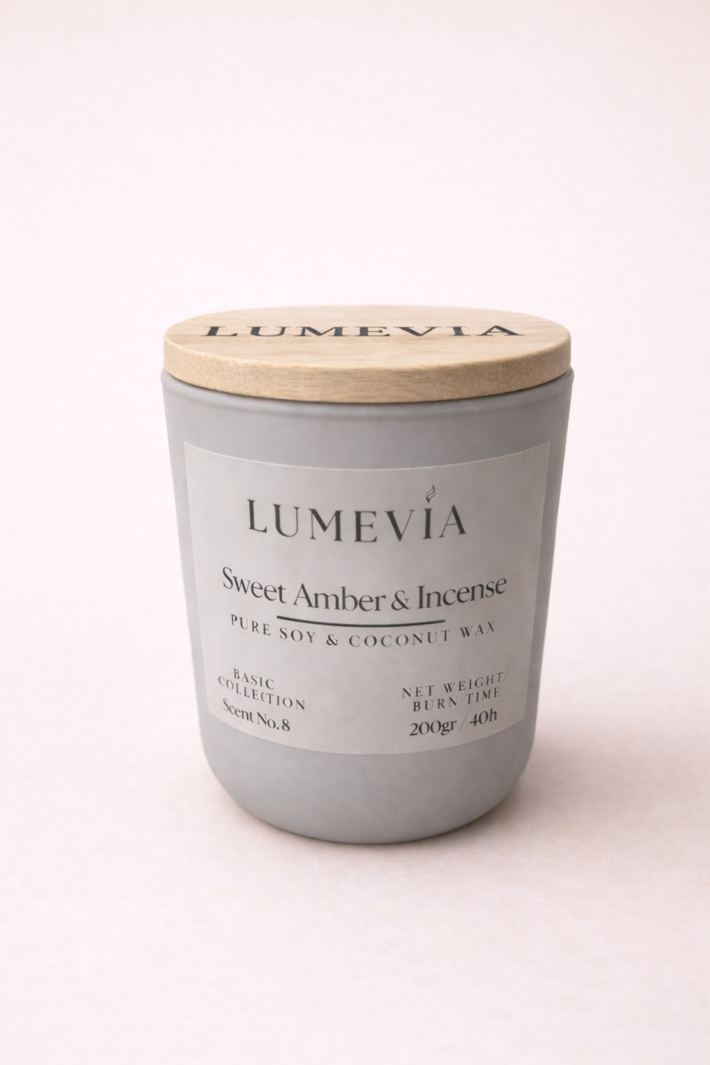 Candle Sweet Amber & Incense